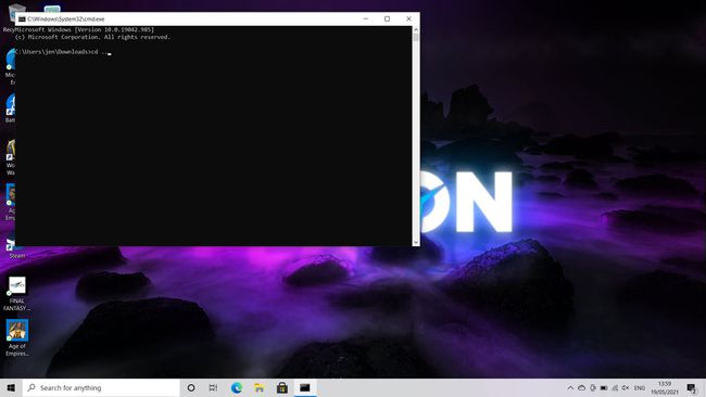 Windows 10:n komentorivi 