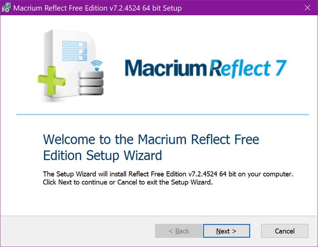 Macrium Reflect 7 Free Edition -asennusvelho