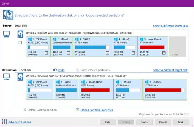 Macrium Reflect 7 Clone Source Disk