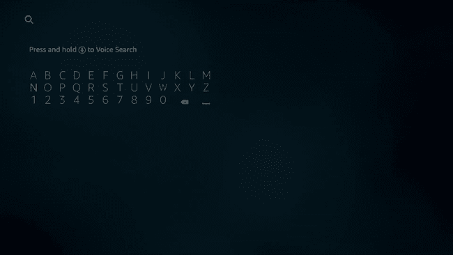 Kuvakaappaus Fire TV -hakunäytöstä.