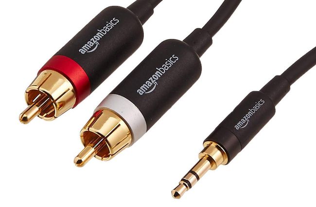 Amazon Basicsin RCA-mini (3,5 mm) stereoäänisovitinkaapeli