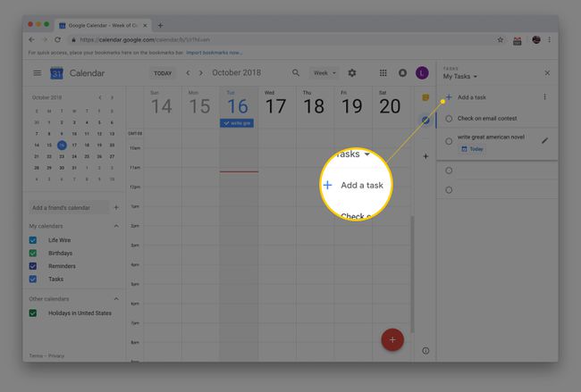 Lisää tehtäväpainike Google-kalenteriin Chromen macOS-version kautta