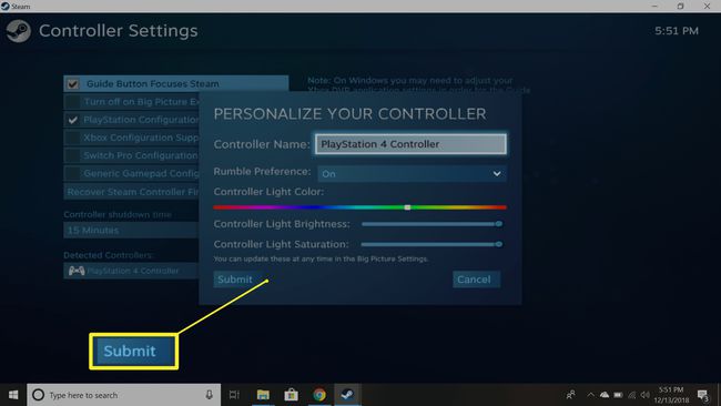 Mukauta Steam PS4 -ohjaimesi asetuksia