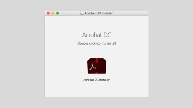 Kuvakaappaus Acrobat DC Installerista.