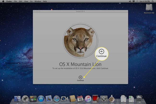 OS X Mountain Lion -asennussovellus