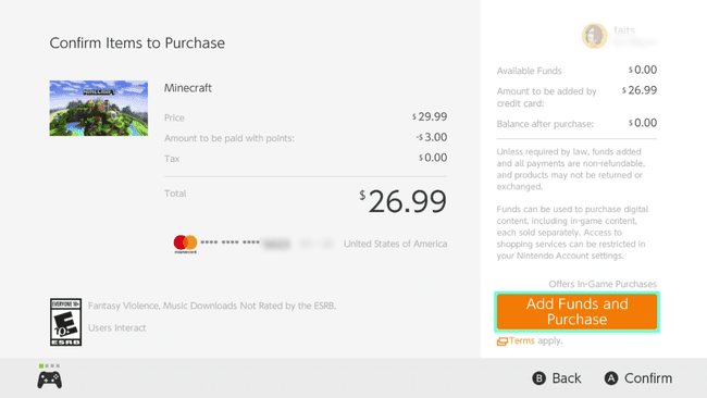 Lisää ja osta Nintendo eShopissa valittuja krediittejä.