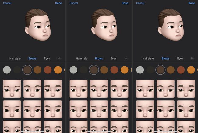 Memoji-asetukset Viestit-sovelluksessa