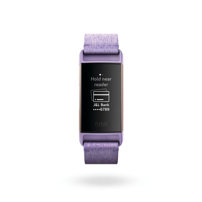 Fitbit Charge 3 -kuntonauha maksunäytöllä.