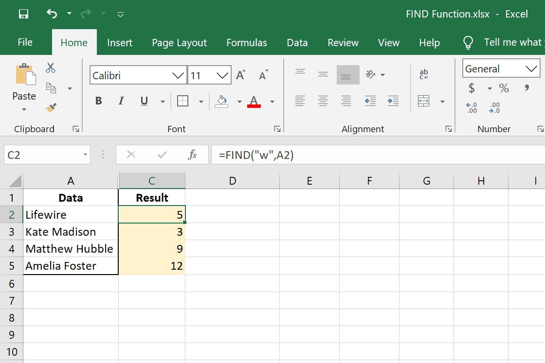 excel find function examples 31f501d19ef84d7faa9a651eab500e5e