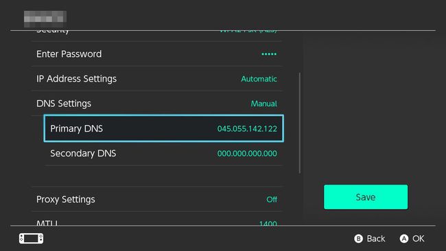 Vaihda ensisijainen DNS päästäksesi Switchin verkkoselaimeen