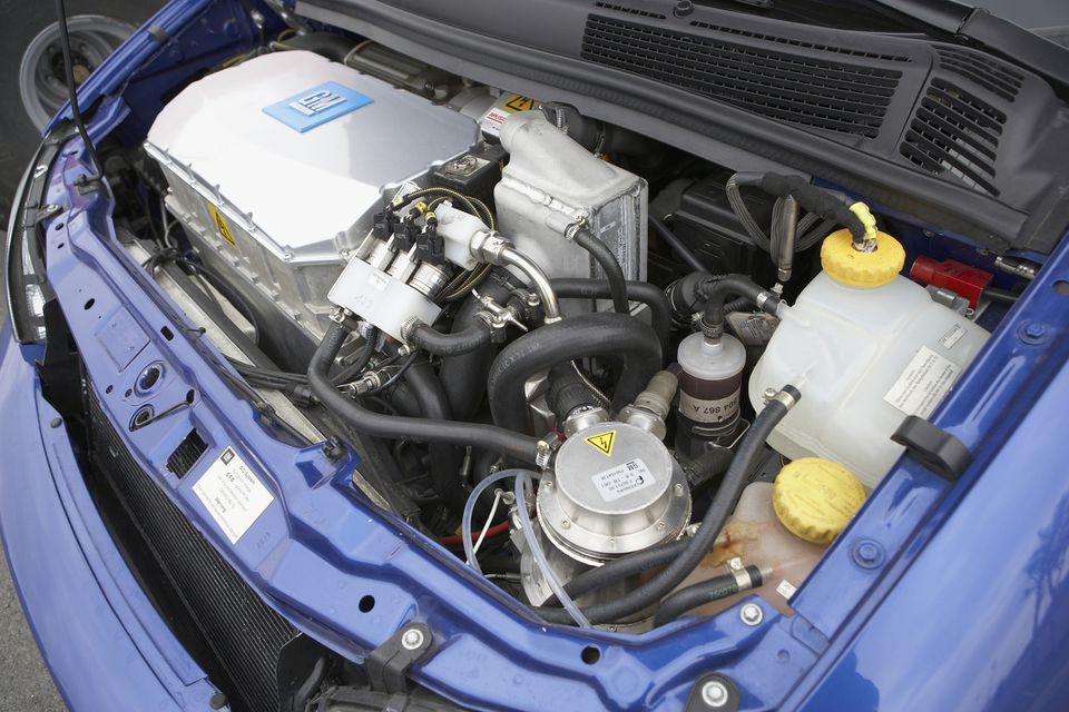 HydroGen 3 Fuel Cell Minivan Engine