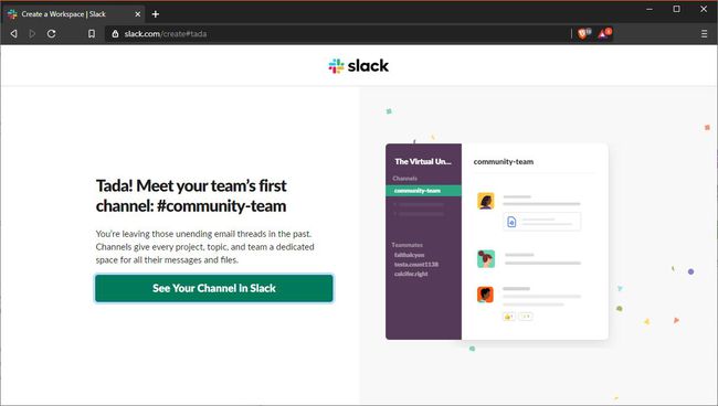 A screenshot of Slack.