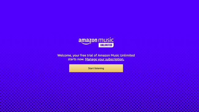 Amazon Music Unlimited -sivusto