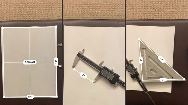 Measure-sovellus iPhone 12 Prossa