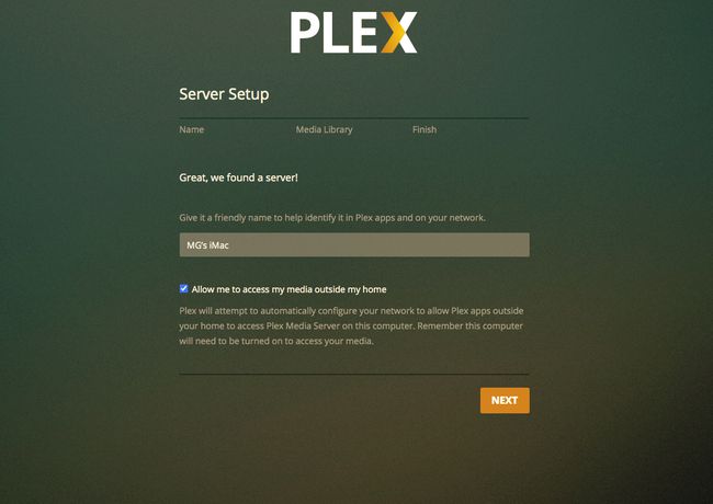 Plex havaitsee käytettävissä olevat palvelimet