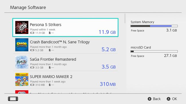 Hallitse ohjelmistonäyttöä Nintendo Switchin järjestelmäasetuksissa