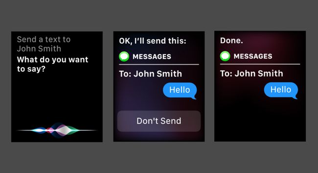 Kuinka käyttää Siriä tekstiviestin lähettämiseen Apple Watchista