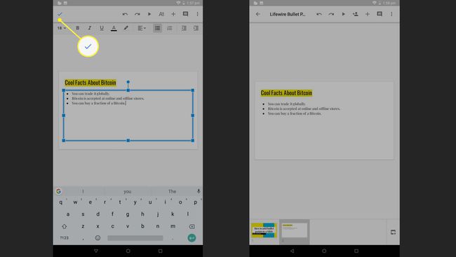 Google Slides -sovellus Androidille