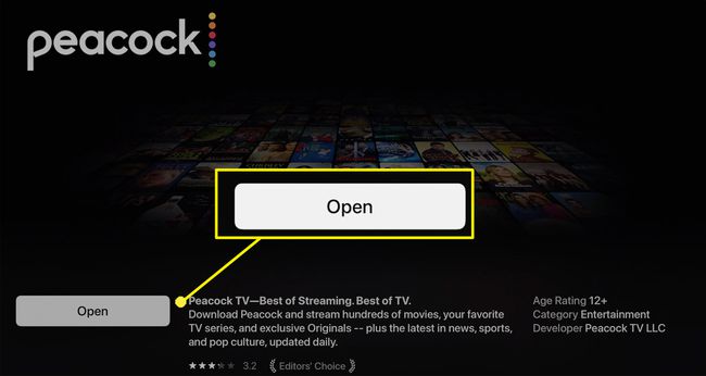 Lataa riikinkukko Apple TV:stä.