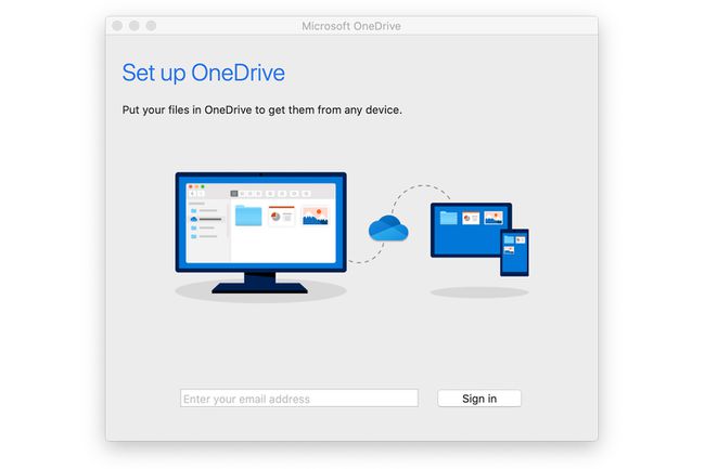 OneDrive-ohjauspaneeli Macissa