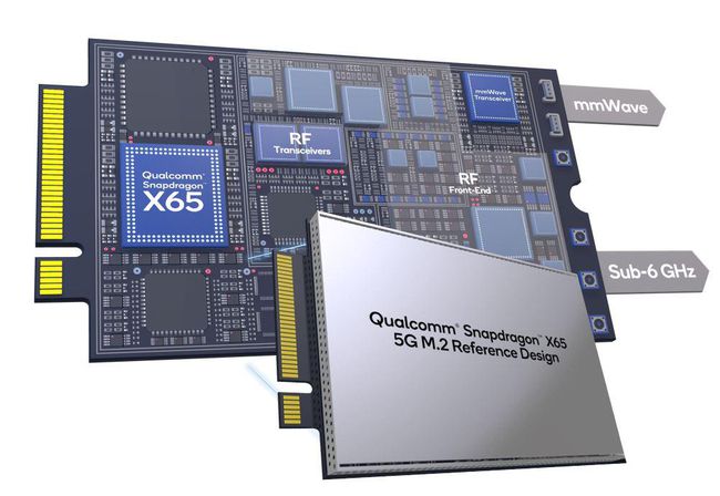 Qualcomm Snapdragon X65 5G -siru. 