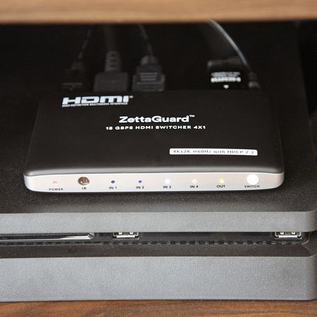 Zettaguard Enhanced 4K 60Hz 4x1 HDMI Switcher