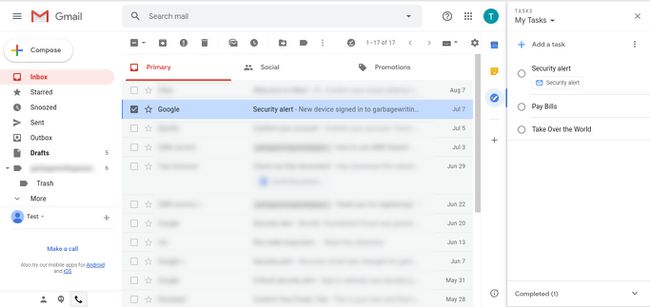 Gmail-tehtävä lisätty