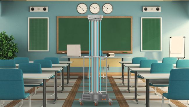 UBTECHin uusi UV-desinfiointirobotti esillä CES 2021 -messuilla