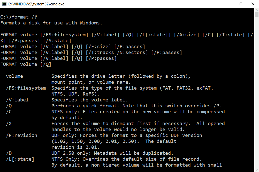 format command prompt 747f5fb312e84087b7473d6ba9bc42db