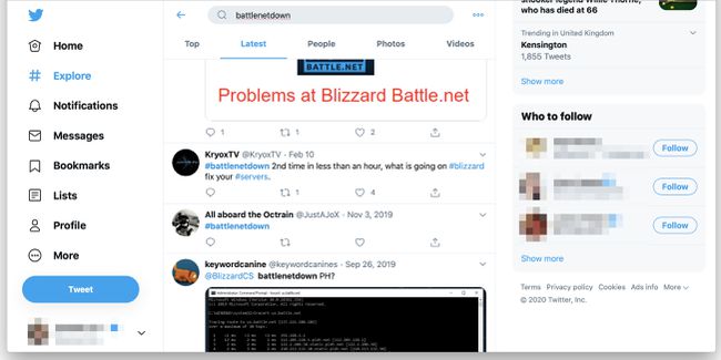 Battlenetdown hashtag Twitterissä