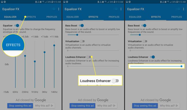 Equalizer FX -sovellus Androidille