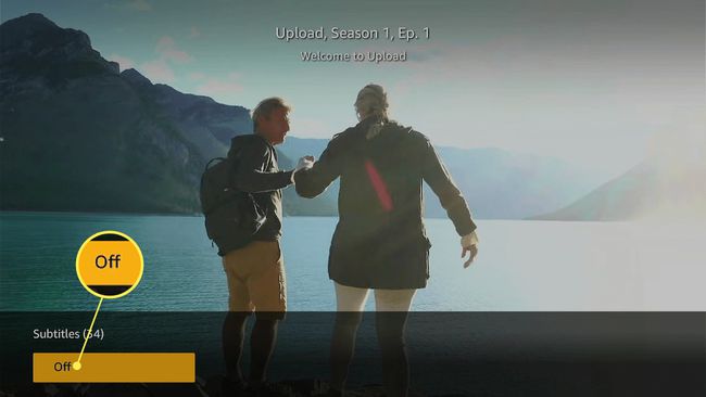 Pois päältä Amazon Prime Video -sovelluksen tekstitysasetuksissa.