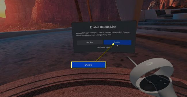 Ota Oculus Link käyttöön Oculus Quest 2 -kuulokkeissa.