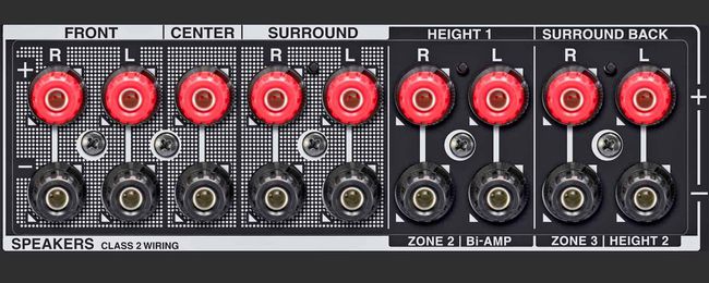Onkyo TX-NR787 kotiteatterivastaanotin – kaiutinliitännät