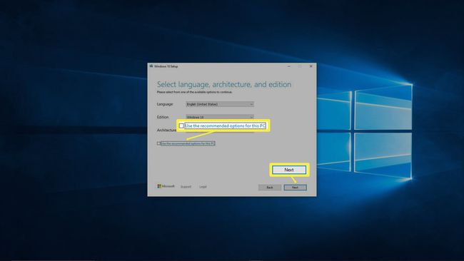 Kuvakaappaus medianluontityökalusta Windows 10:ssä.