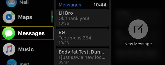 Aloita uusi viesti Apple Watchissa