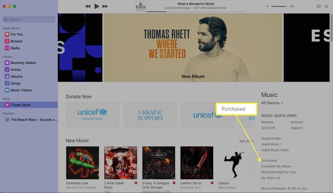 Ostettu merkittynä Apple Music iTunes Storesta