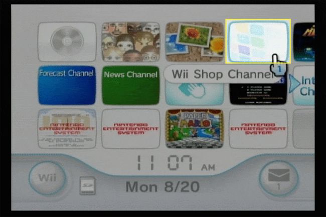 Wii Shop Channel Wii Dashboardissa