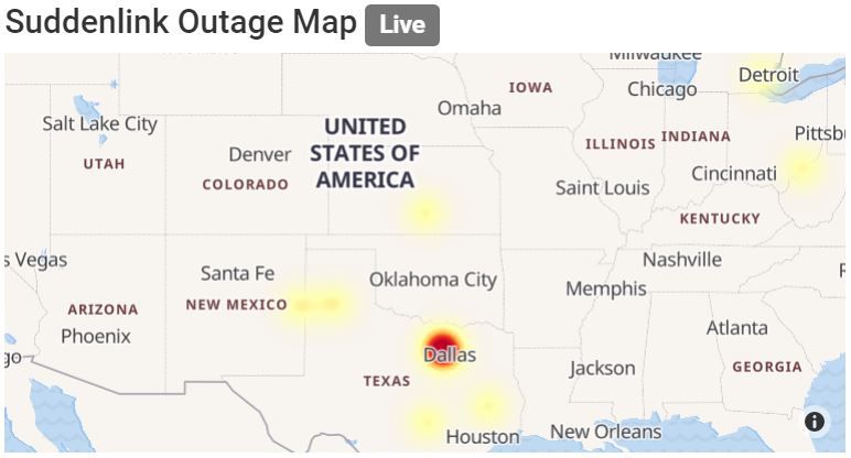 Suddenlinkoutagemap 567fe5868896469eb3a47fb1774bde20