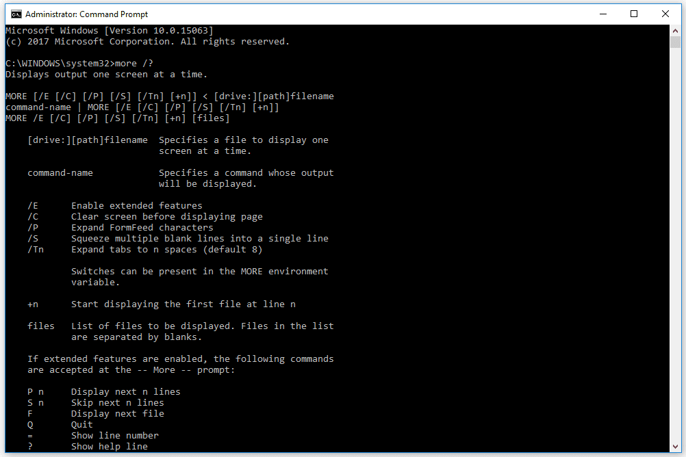 more command windows 10 5a68bd3b1f4e1300399b0c0a