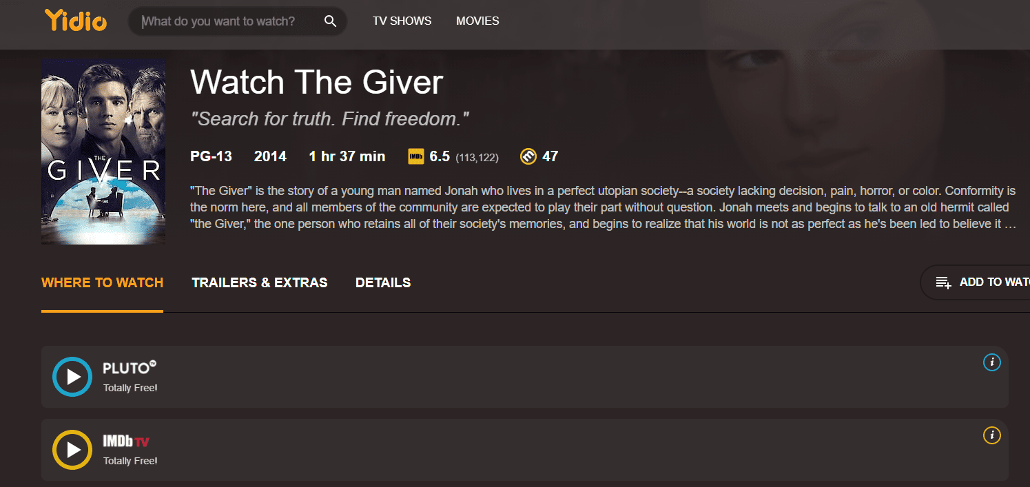 yidio the giver free stream d98ca404d41e4b8ebeb9479b13e5ecf5