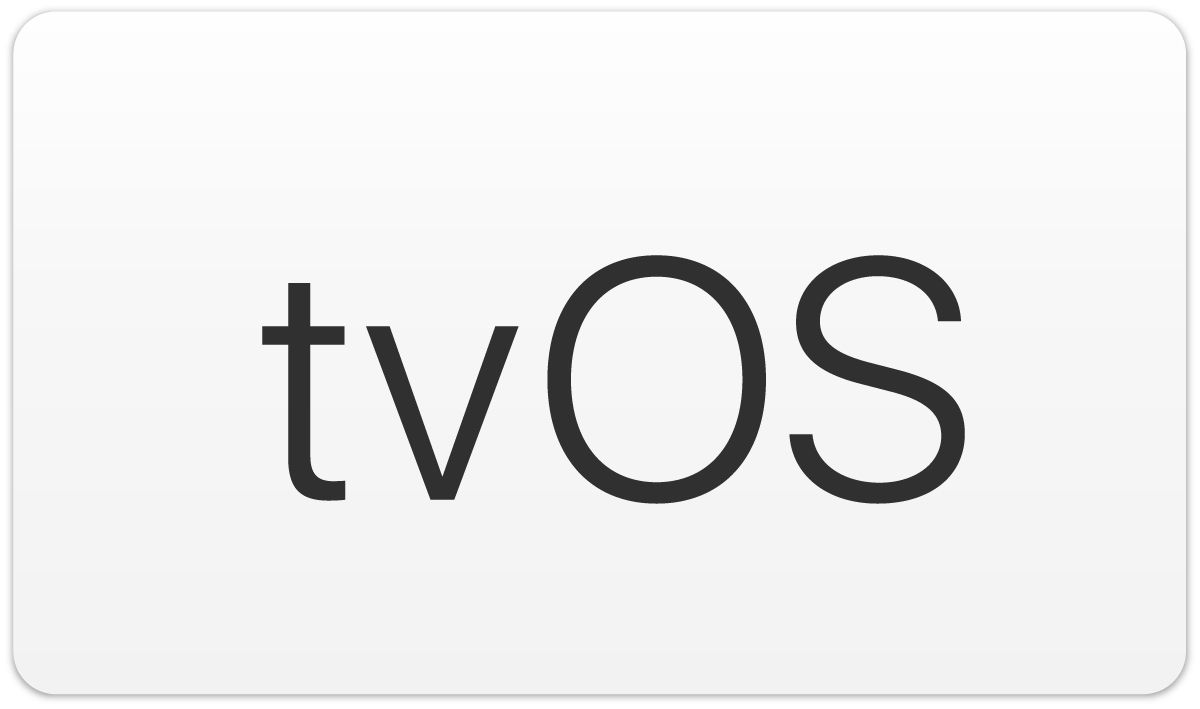 Nykyinen tvOS-logo