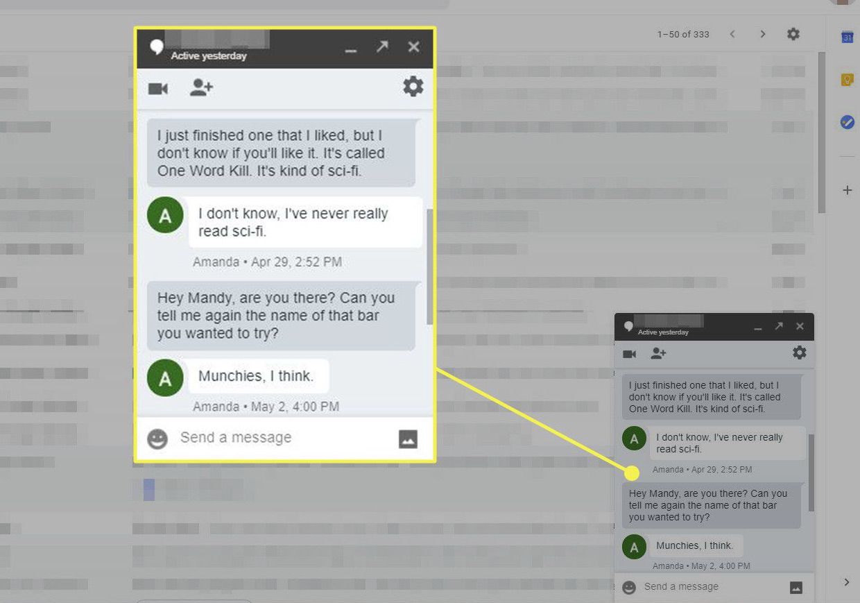 Google Hangouts -chat