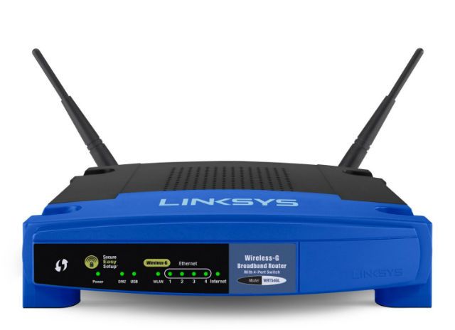 Laajakaistareititin Linksys Wi-Fi Wireless-G -laajakaistareititin