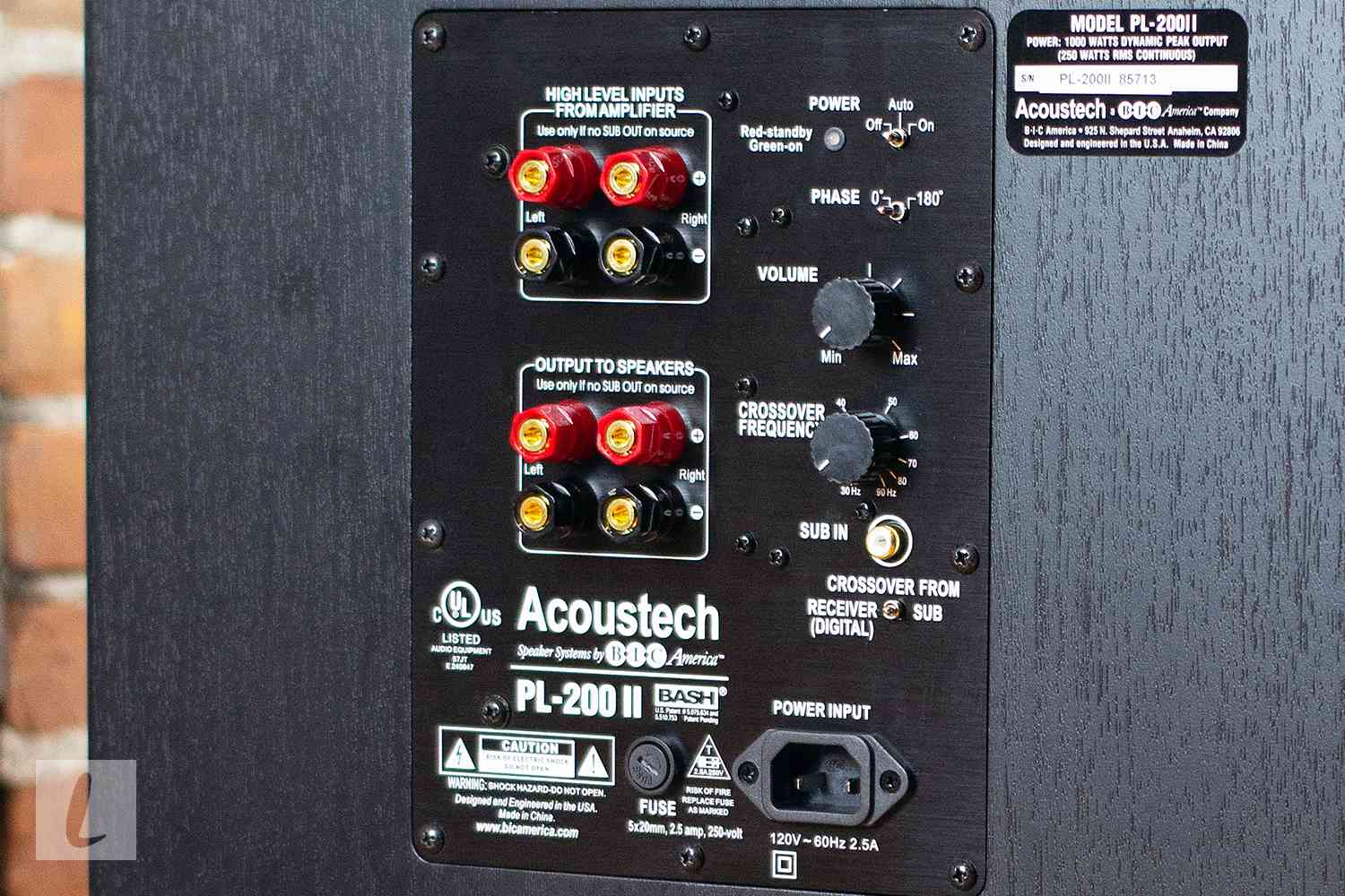 BIC Acoustech PL-200 II Subwoofer