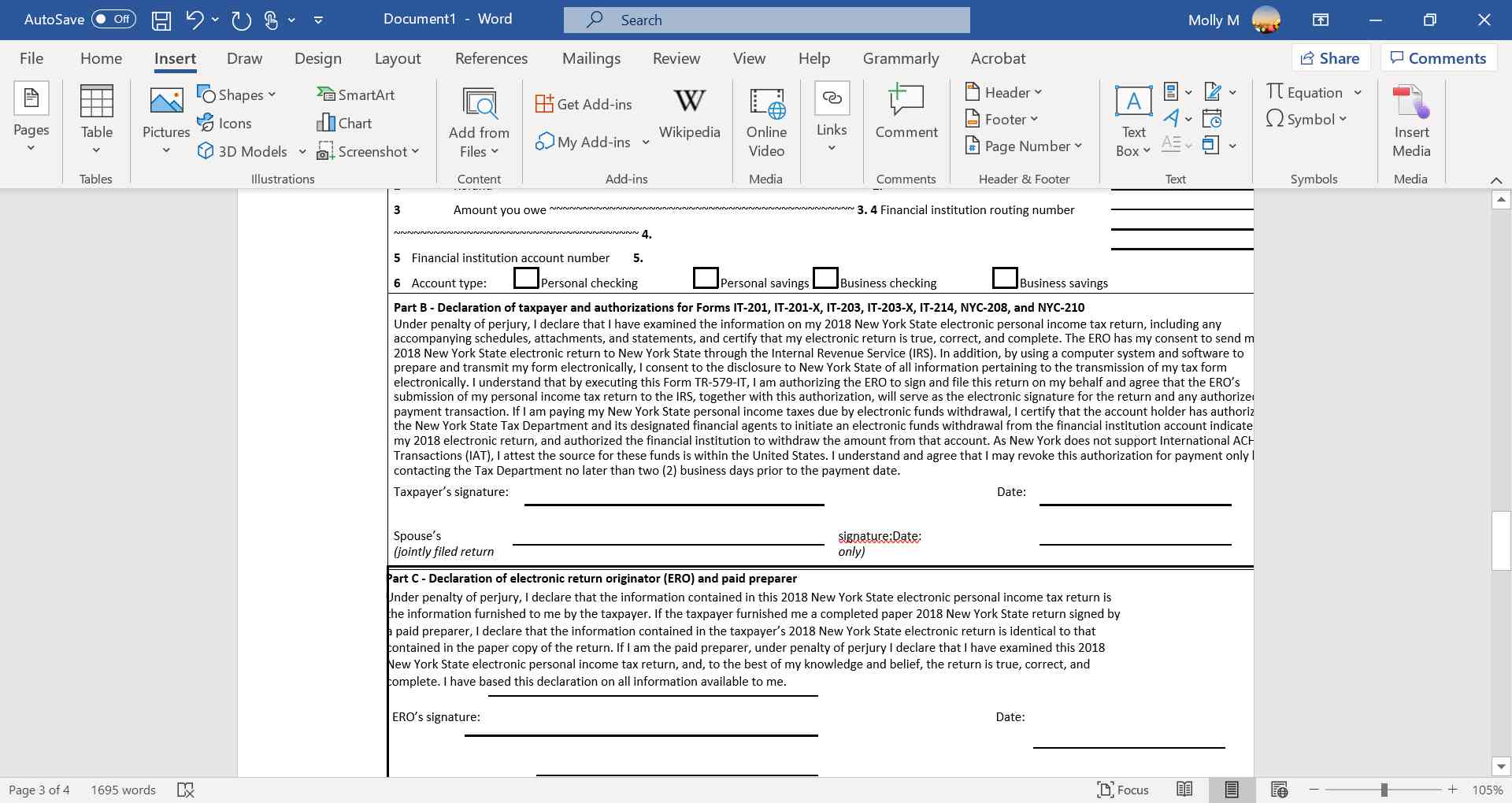 Lisää tekstiä PDF-tiedostosta Wordiin.