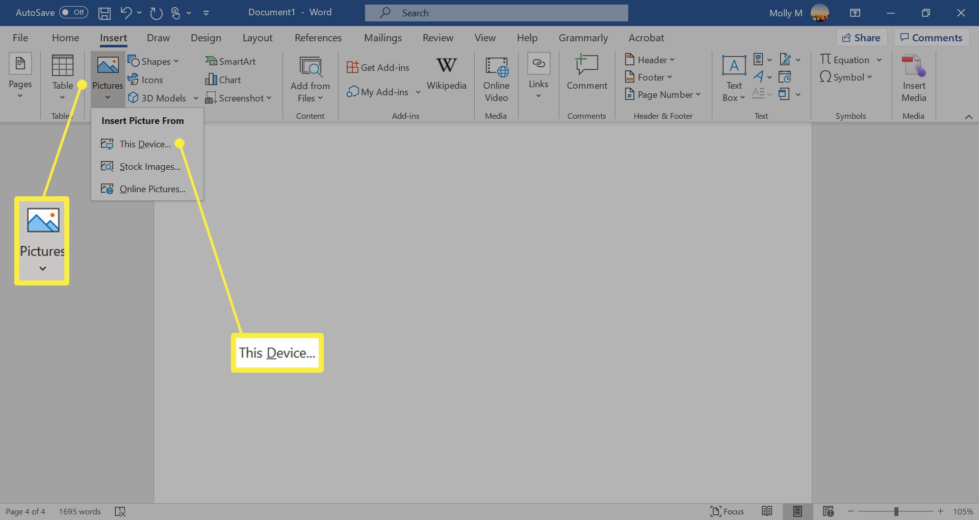 Lisää PDF Word-asiakirjaan JPG-muodossa.