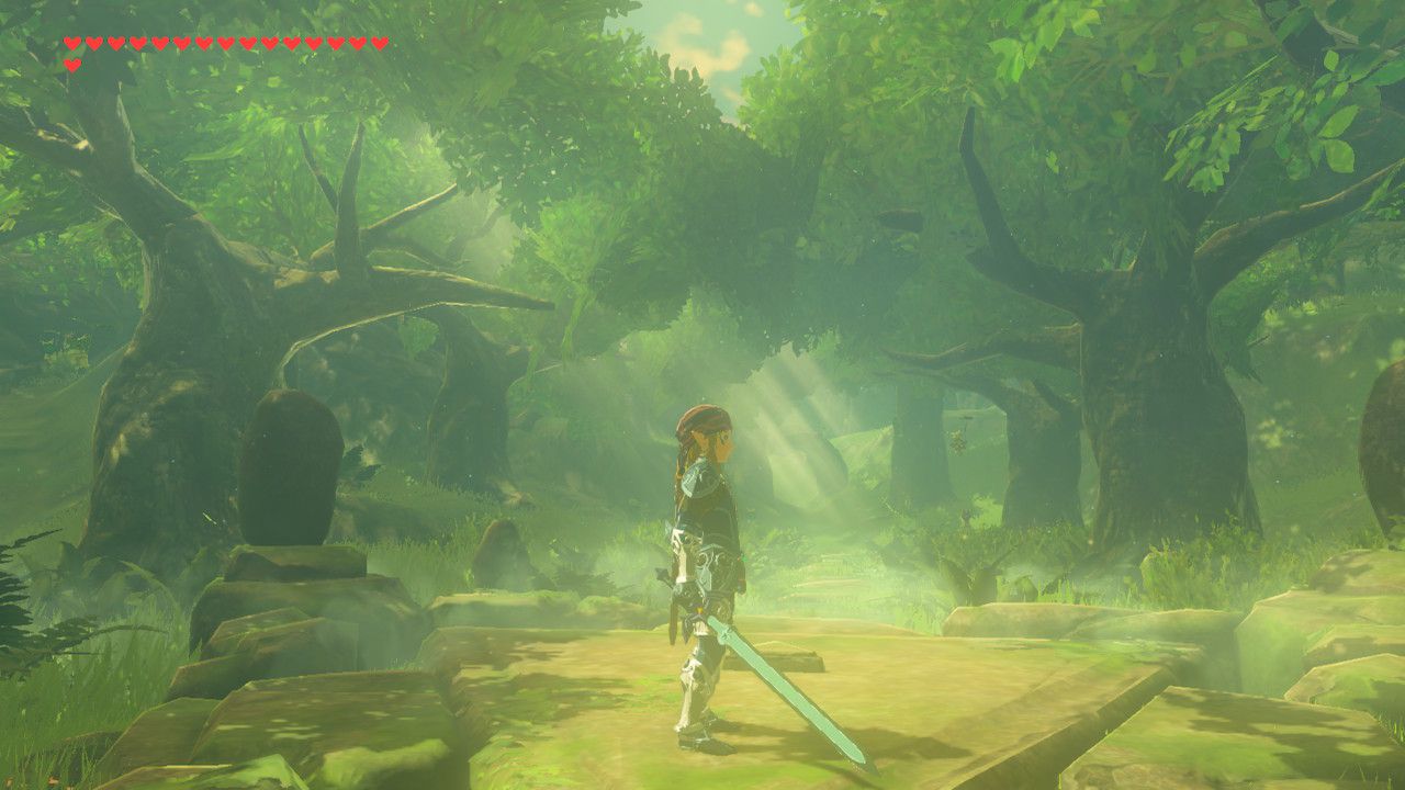 Käytä mestarimiekkaa The Legend of Zelda: Breath of the Wild -pelissä.