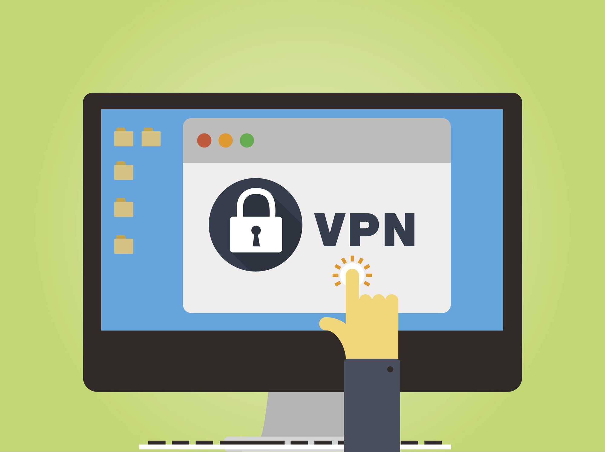 VPN-kirjautumiskonsepti