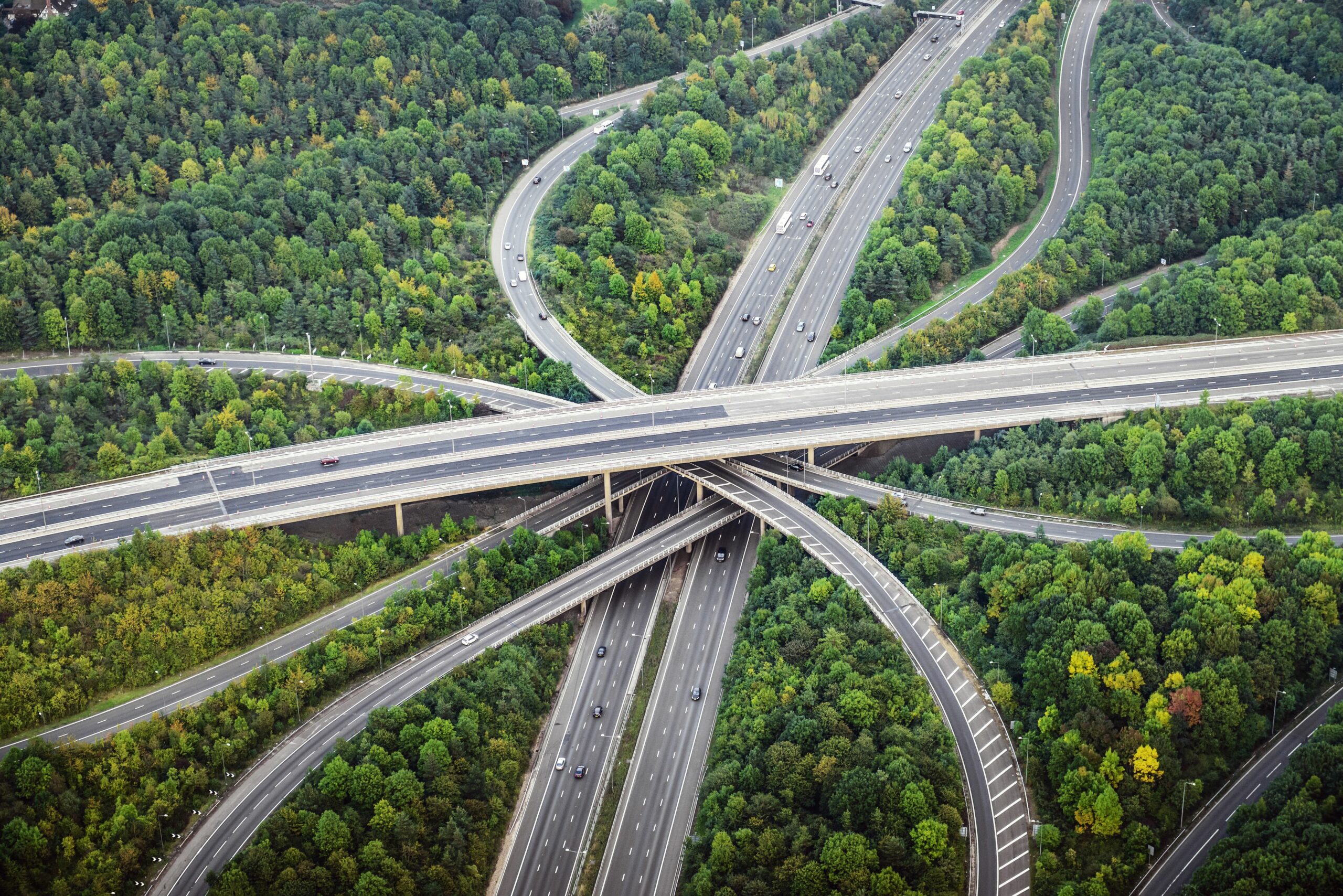 aerial view of intersecting highways near trees london england 543197977 593c66533df78c537b484296 scaled